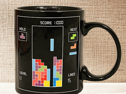 Tetris Heat Mug